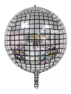 GLOBO METALIZADO 22" ESFERA DISCO