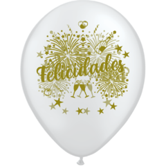 Globo Felicidades x 25 Unidades