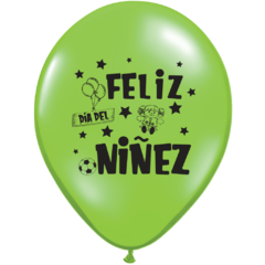 Globo Feliz día de la niñez x 50 Unidades