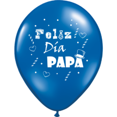 GLOBO FELIZ DIA PAPA X 25 UNIDADES