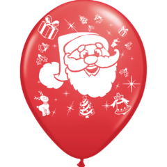 GLOBO FELIZ NAVIDAD PAPA NOEL X 50 UNIDADES