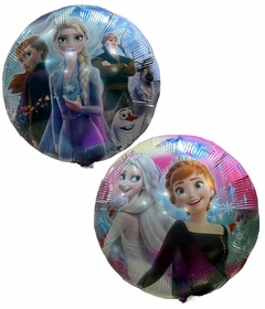 GLOBO METALIZADO 18" FROZEN PERSONAJES DOBLE