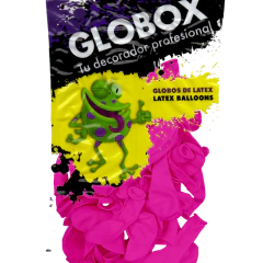 GLOBOX PERLADO FUCSIA 5" (50 UNIDADES) - comprar online