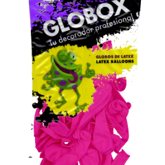 GLOBOX PERLADO 9" X 25 UNIDADES FUCSIA - comprar online