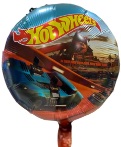 GLOBO METALIZADO 18" HOT WEELS - comprar online