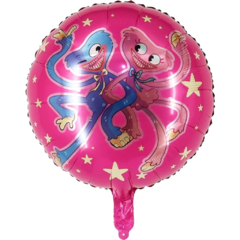 GLOBO METALIZADO 18" HUGGY WUGGY FUCSIA