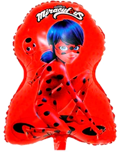 GLOBO METALIZADO 20" LADY BUG ROJO