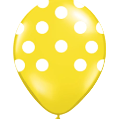 GLOBO LUNAR AMARILLO PASTEL X 25 UNIDADES