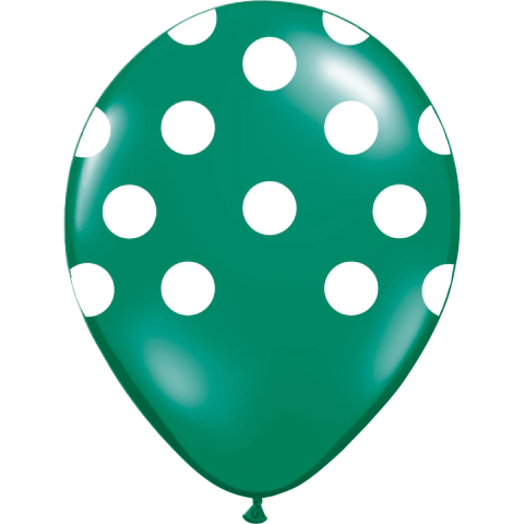 GLOBO LUNAR VERDE X 50 UNIDADES