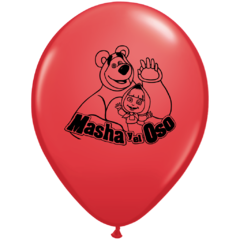 Globo Masha y Oso x 25 Unidades na internet