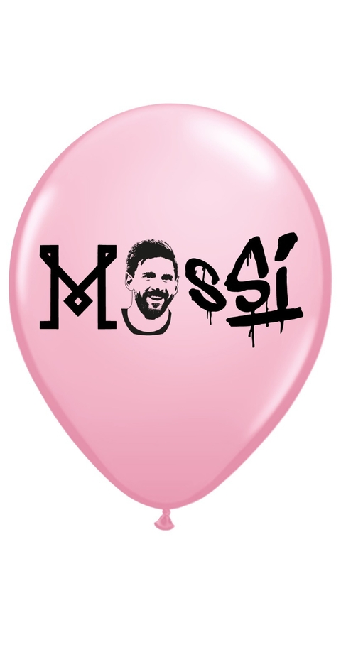 GLOBO MESSI ROSA X 50 UN