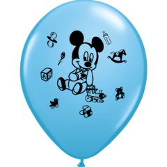 Globo Mickey Bebe x 25 Unidades