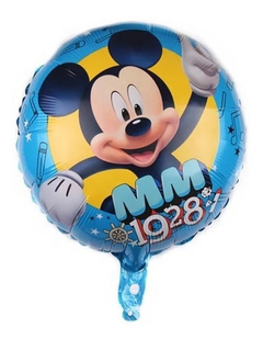 GLOBO METALIZADO 18" MICKEY CELESTE