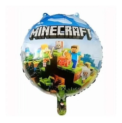 GLOBO METALIZADO 18" MINECRAFT