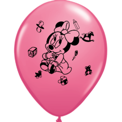 Globo Minnie Bebe x 25 Unidades