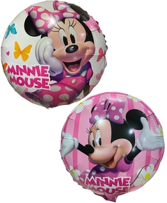 GLOBO METALIZADO 18" REDONDO ROSA MINNIE