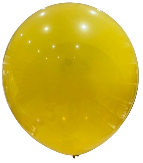 POP BALLOON INTENSE 12" X 50 UN. MOSTAZA