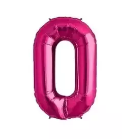 GLOBO METALIZADO 32" FUCSIA #0