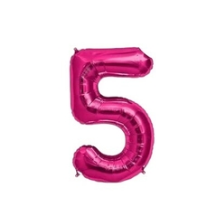 GLOBO METALIZADO 14" FUCSIA #5