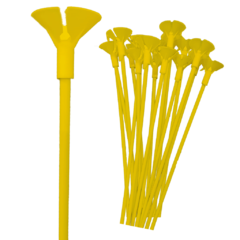 Palito Portaglobo X100 Amarillo