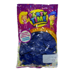 PARTY TIME STANDARD 9 X 50 UN. AZUL - comprar online