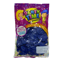 PARTY TIME STANDARD 9 X 50 UN. AZUL - comprar online