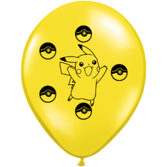 Globo Pikachu x 25 Unidades