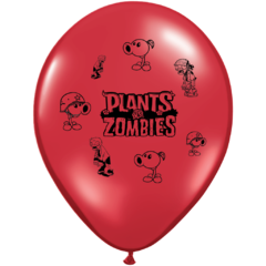 GLOBO PLANT VS. ZOMBIES X 25 UNIDADES - Globo Center