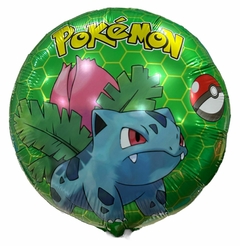 GLOBO METALIZADO 18" BULBASAUR POKEMON