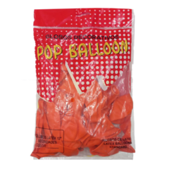 POP BALLOON STANDARD 12" X 50 UN. NARANJA - comprar online