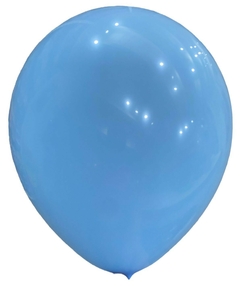 GLOBO POP BALLOON STANDARD 12" X 50 UN. CELESTE