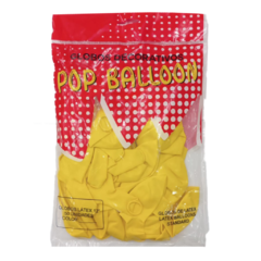 POP BALLOON STANDARD 12" X 50 UN. AMARILLO - comprar online