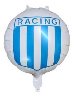 GLOBO METALIZADO 18" ESCUDO RACING