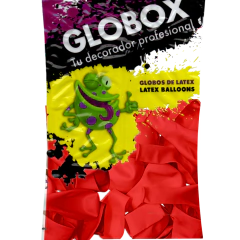 GLOBOX PERLADO 12 " ROJO (SOBRE X 50) - comprar online