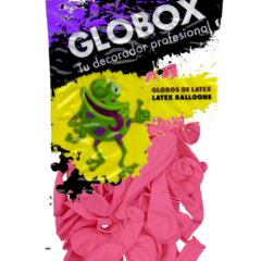 Globox Perlado 9" x 25 Unidades Rosa - comprar online