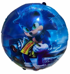 GLOBO METALIZADO 18" SONIC EN SEMAFORO