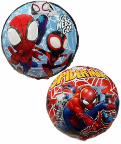 GLOBO METALIZADO 18" SPIDERMAN DOBLE
