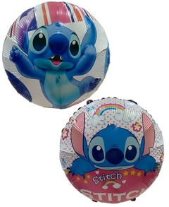GLOBO METALIZADO 18" STITCH ARCOIRIS