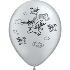 Globo Unicornio cuerpo x 25 Unidades