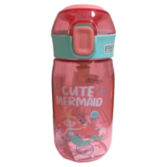 BOTELLA ROSA CUTE MERMAID - comprar online