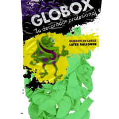 GLOBOX PERLADO VERDE AGUA 5" (50 UNIDADES) - comprar online