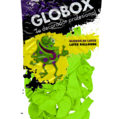 GLOBOX PERLADO VERDE MANZANA 5" (50 UNIDADES) - comprar online