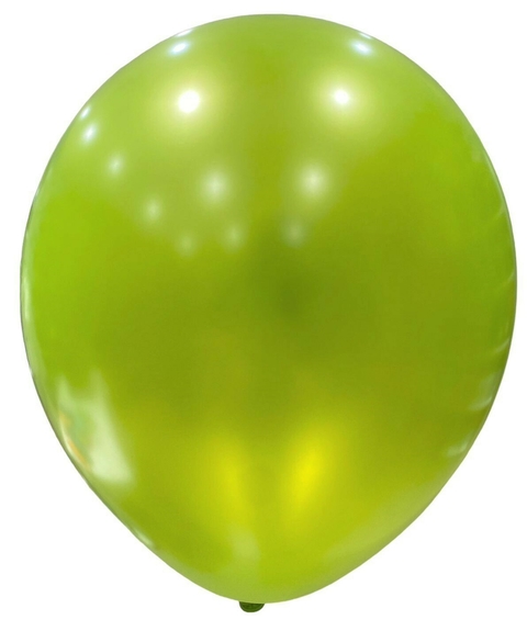 PARTY TIME PERLADO 12" X 25 UN. VERDE MANZANA
