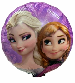 GLOBO METALIZADO 9" FROZEN BORDE LILA