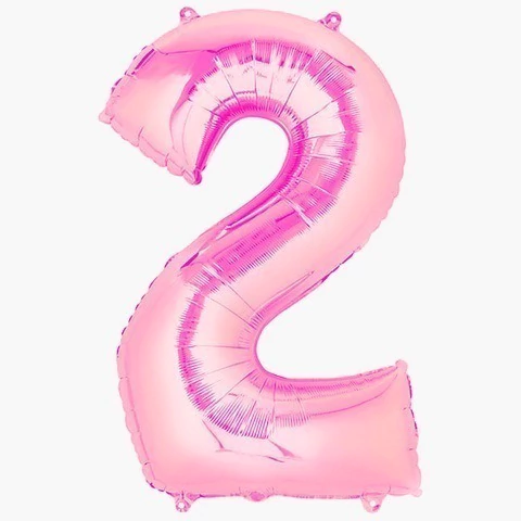 GLOBO METALIZADO 32" ROSA #2