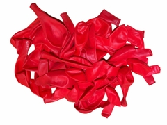 GLOBOS BALLOONS FLUO 12" X 50 UN. ROJO