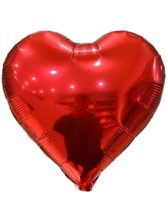 GLOBO METALIZADO 18 CORAZON ROJO - comprar online