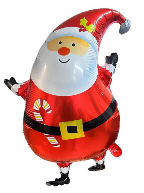 GLOBO METALIZADO 20" PAPA NOEL GORDITO
