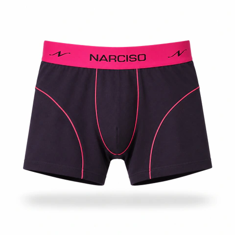 BOXER NARCISO | NUBIA AZUL FUCSIA