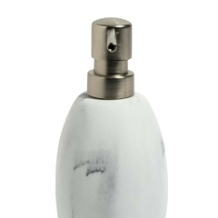 Dispenser Jabón Líquido Simil Mármol Blanco - comprar online